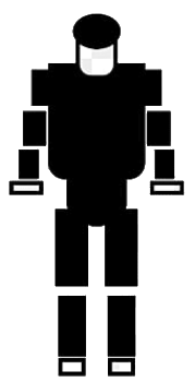Digital Marketing Artificial Intelligence Industry A silhouette of an AI-powered robot.