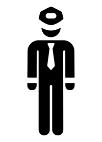Digitall Marketing Travel and Tourism A silhouette of a pilot in the travel/tourism industry.
